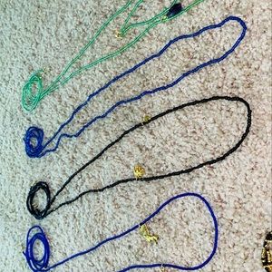 Handmade waist beads, anklets, brackets and thigh beads